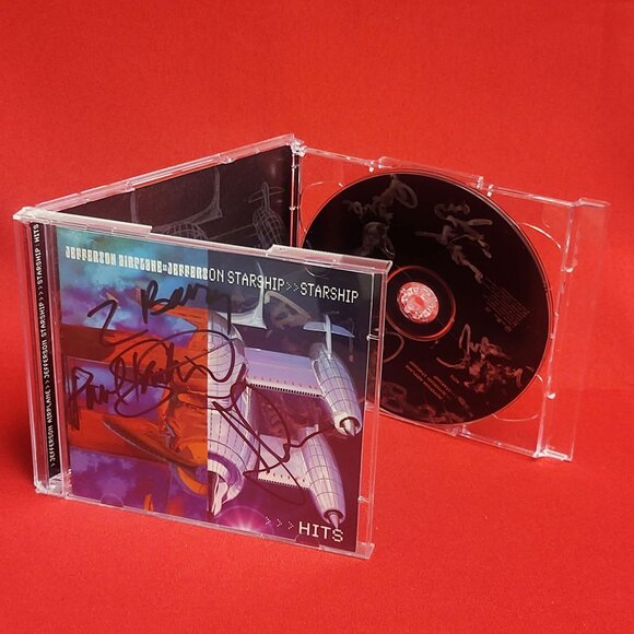 Jefferson Airplane Jefferson on Starship Starship Hits 2 Discs CD Signed 1998 - Picture 7 of 10